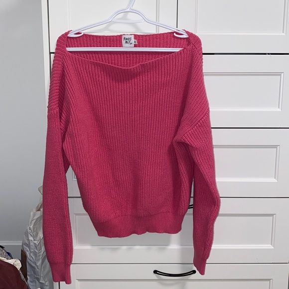 Princess Polly Sweaters - Bubble Gum Pink Knit Sweater
